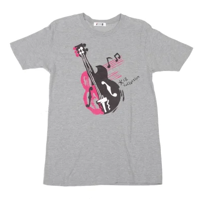 ISSEY MIYAKE I.S Guitar Print Short Sleeve T-shirt