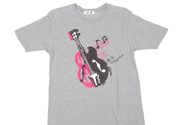ISSEY MIYAKE I.S Guitar Print Short Sleeve T-shirt K-175148_002