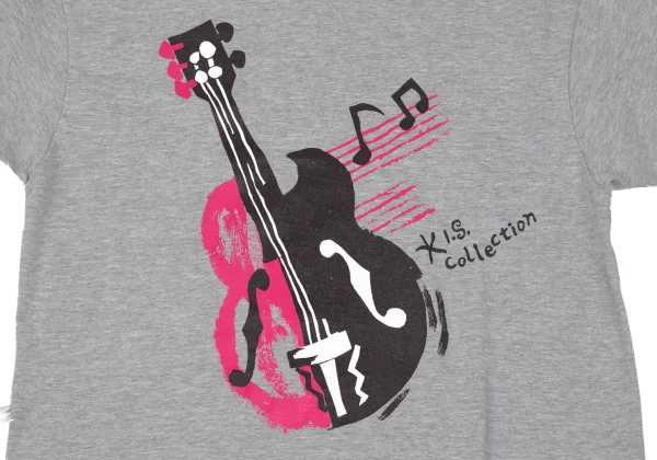ISSEY MIYAKE I.S Guitar Print Short Sleeve T-shirt K-175148_004