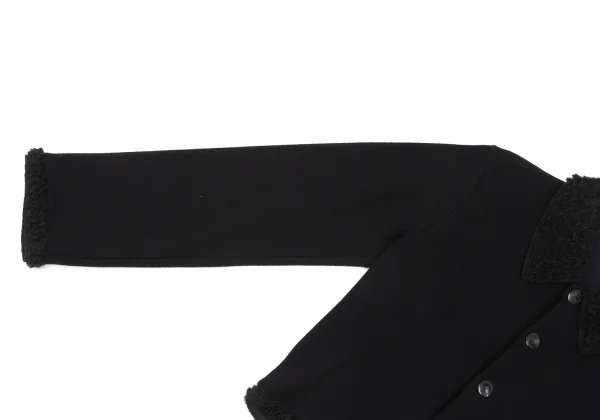 sunao kuwahara I.S. Boa Paneling Knit Jacket K-175150_006