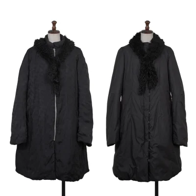 TSUMORI CHISATO Reversible Floral Embroidered Down Coat