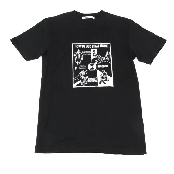 FINAL HOME Survival Graphic Print Short Sleeve T-Shirt Black 2 K-175154_001