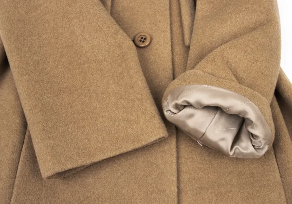 MISS BALMAIN Ribbon Design Cashmere Wool Coat K-175157_009