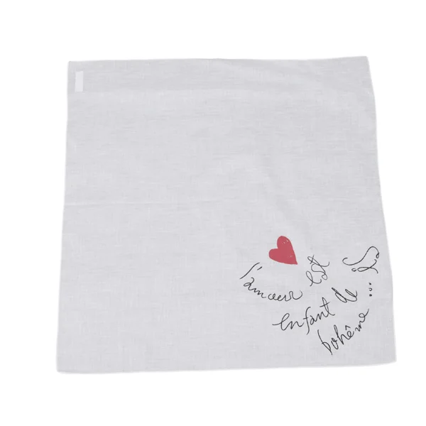 ISSEY MIYAKE I.S Printed Handkerchief White  K-175159_001