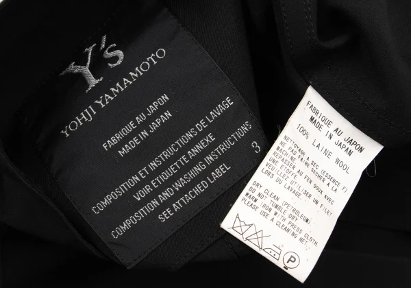 Y's Stand Collar Wool Jacket K-175168_019