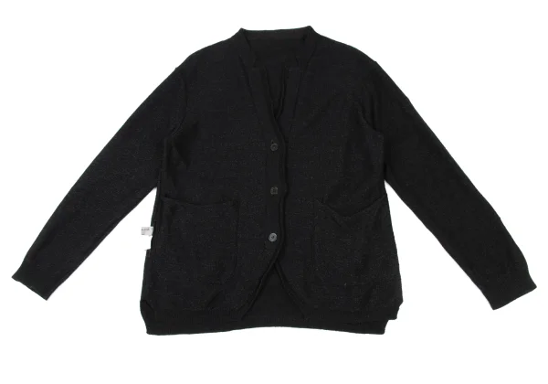Yohji Yamamoto POUR HOMME Reversible Knit Cardigan K-175177_010