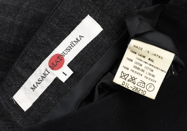 MASAKI MATSUSHIMA Switching Pleats Skirt K-175187_012