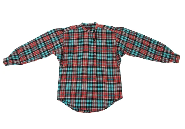 KENZO JAP Wool Pullover Check Blouse K-175196_002