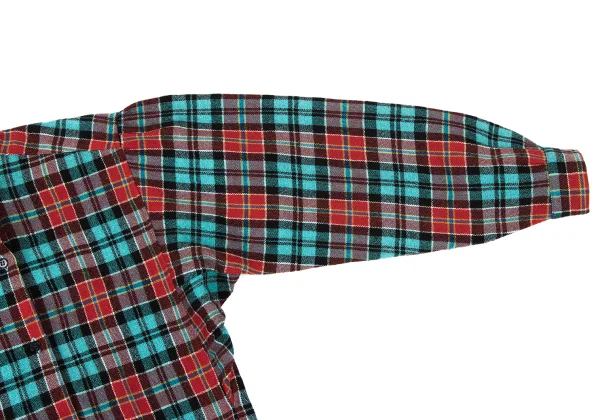 KENZO JAP Wool Pullover Check Blouse K-175196_007