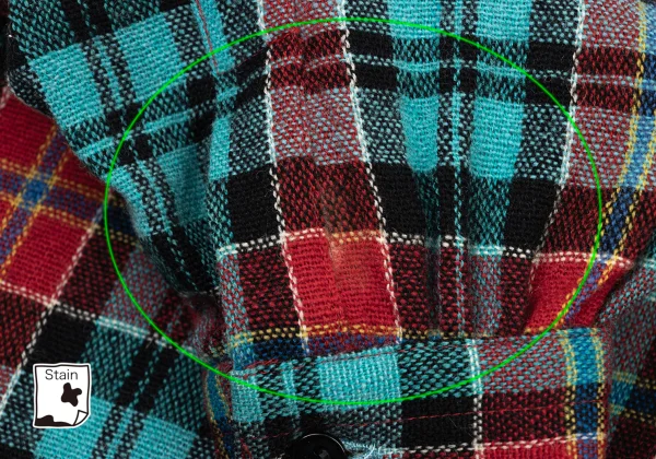 KENZO JAP Wool Pullover Check Blouse K-175196_009