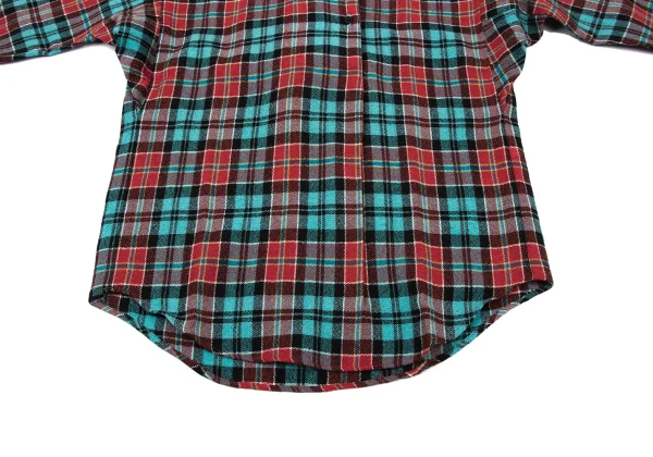 KENZO JAP Wool Pullover Check Blouse K-175196_010