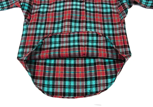 KENZO JAP Wool Pullover Check Blouse K-175196_011