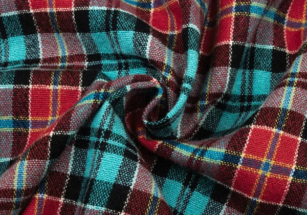 KENZO JAP Wool Pullover Check Blouse K-175196_013