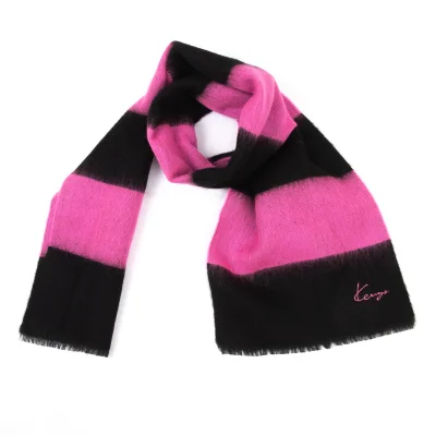 KENZO Wool Striped Stole