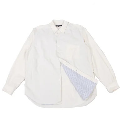 COMME des GARCONS HOMME Stripe Lined Corduroy Shirt