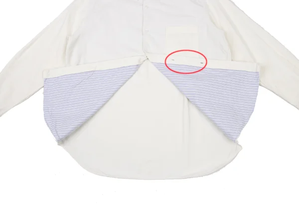 COMME des GARCONS HOMME Stripe Lined Corduroy Shirt K-175202_012