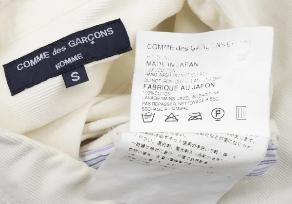 COMME des GARCONS HOMME Stripe Lined Corduroy Shirt K-175202_017