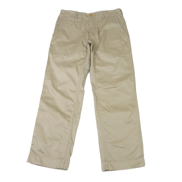 COMME des GARCONS HOMME Cotton Pocket Design Pants Beige S K-175203_001