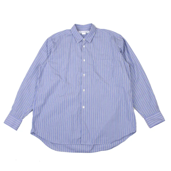 COMME des GARCONS SHIRT Cotton Stripe Shirt Blue M K-175206_001