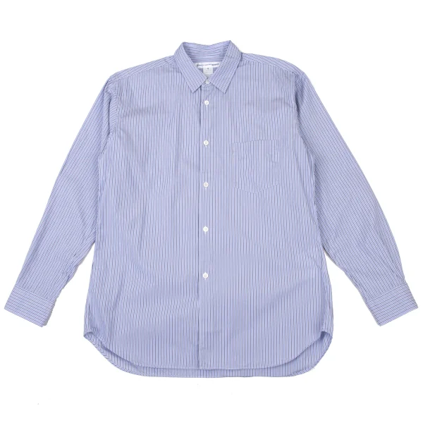 COMME des GARCONS SHIRT Cotton Stripe Shirt Blue M K-175207_001