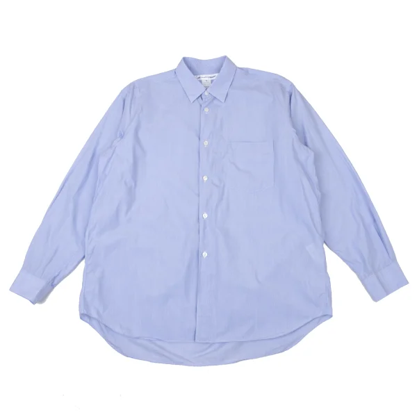 COMME des GARCONS SHIRT Cotton Micro-Stripe Shirt Blue M K-175208_001