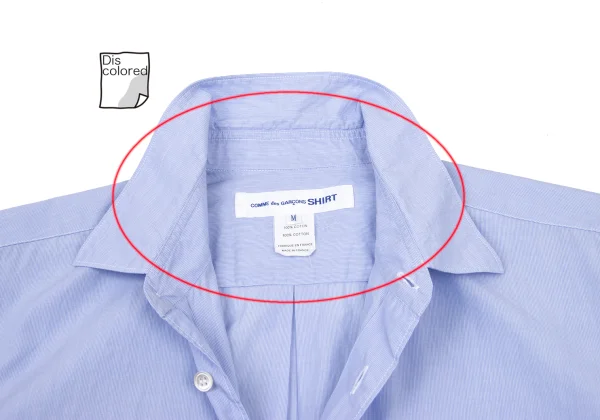 COMME des GARCONS SHIRT Cotton Micro-Stripe Shirt K-175208_004