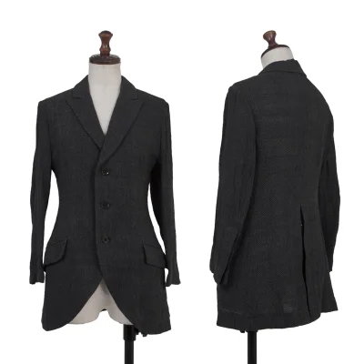 Yohji Yamamoto NOIR Cotton Layered Vent Jacket
