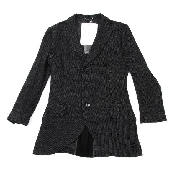 Yohji Yamamoto NOIR Cotton Layered Vent Jacket K-175211_002
