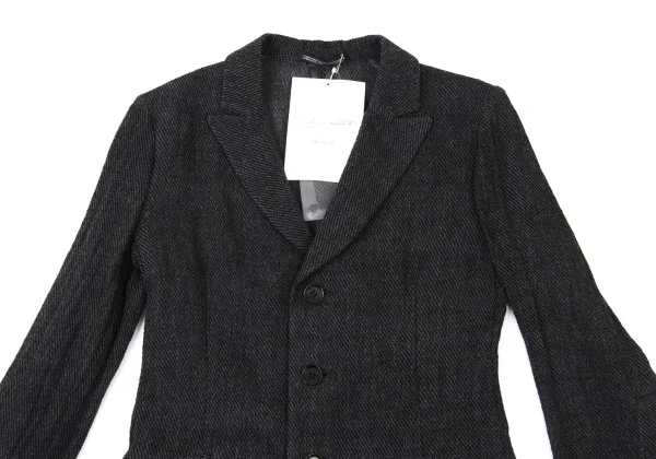 Yohji Yamamoto NOIR Cotton Layered Vent Jacket K-175211_003