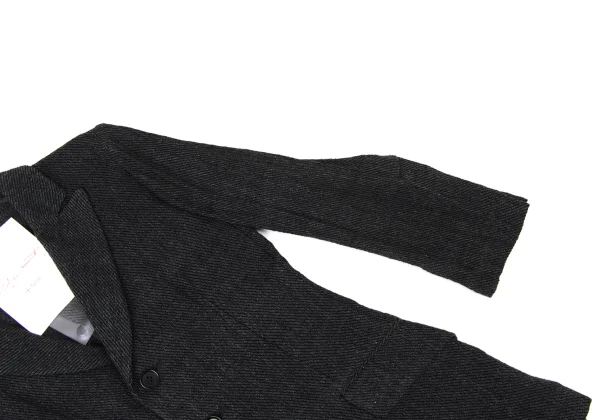 Yohji Yamamoto NOIR Cotton Layered Vent Jacket K-175211_006