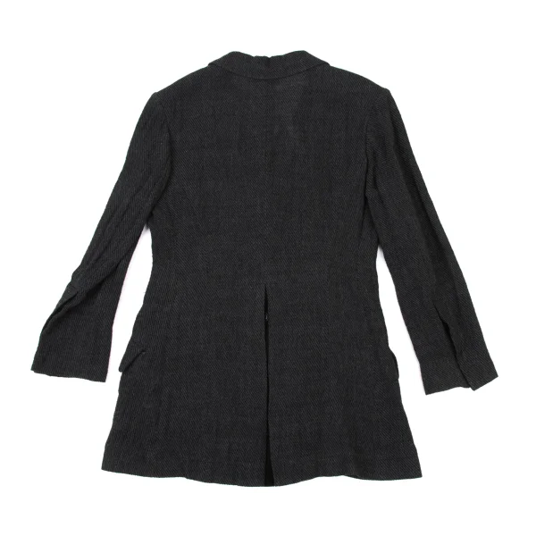 Yohji Yamamoto NOIR Cotton Layered Vent Jacket K-175211_011