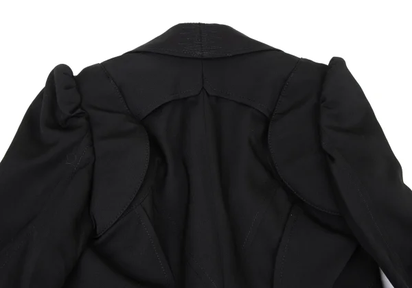 JUNYA WATANABE COMME des GARCONS Reconstructed Wool Long Trench Jacket K-175213_015