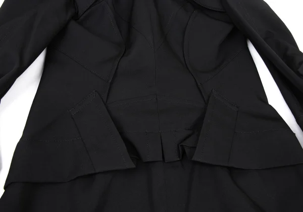 JUNYA WATANABE COMME des GARCONS Reconstructed Wool Long Trench Jacket K-175213_016