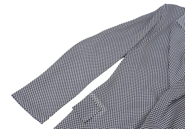 JUNYA WATANABE COMME des GARCONS Houndstooth Chiffon Long Jacket K-175215_005