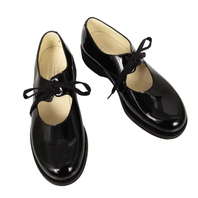 COMME des GARCONS×HESCHUNG Enamel Leather Shoes