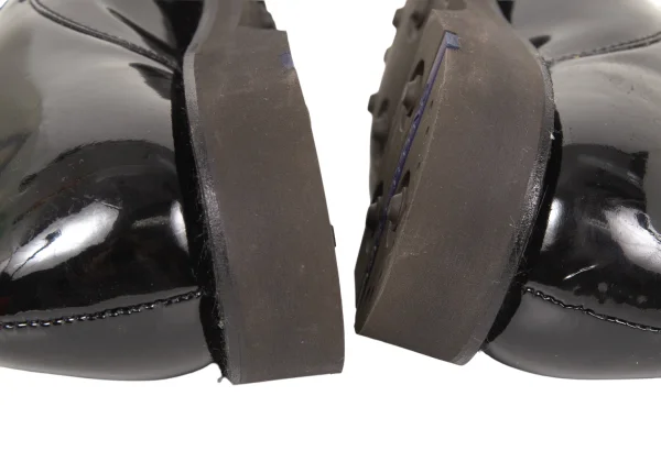 COMME des GARCONS×HESCHUNG Enamel Leather Shoes K-175217_010
