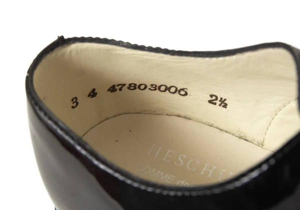 COMME des GARCONS×HESCHUNG Enamel Leather Shoes K-175217_014