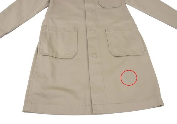 tricot COMME des GARCONS Cotton Snap Button Coat K-175219_010
