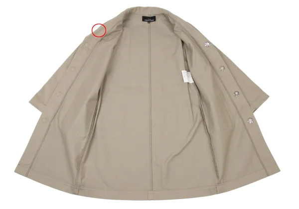 tricot COMME des GARCONS Cotton Snap Button Coat K-175219_014
