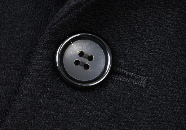 tricot COMME des GARCONS Linen Blend Wool Cape Jacket K-175220_009