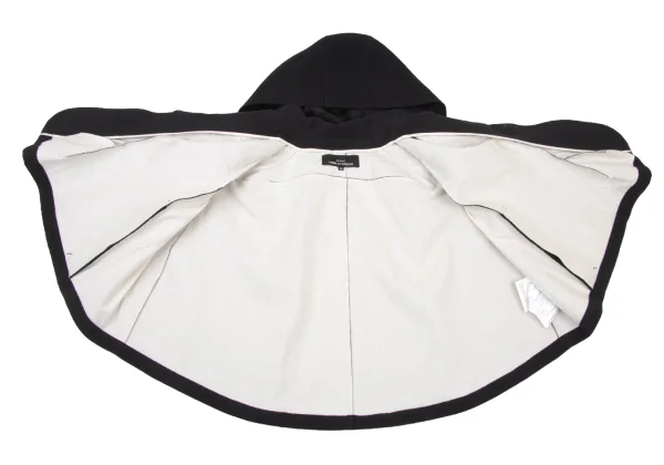 tricot COMME des GARCONS Linen Blend Wool Cape Jacket K-175220_011