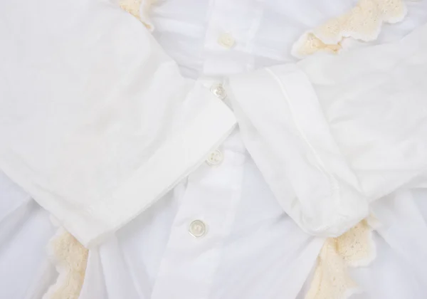 tricot COMME des GARCONS Cotton Switching Frill Blouse K-175225_010