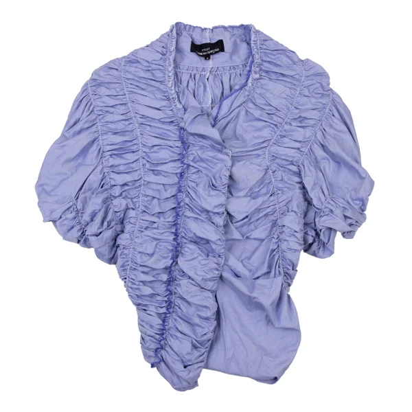 tricot COMME des GARCONS Washed Cotton Shirred Blouse K-175226_002