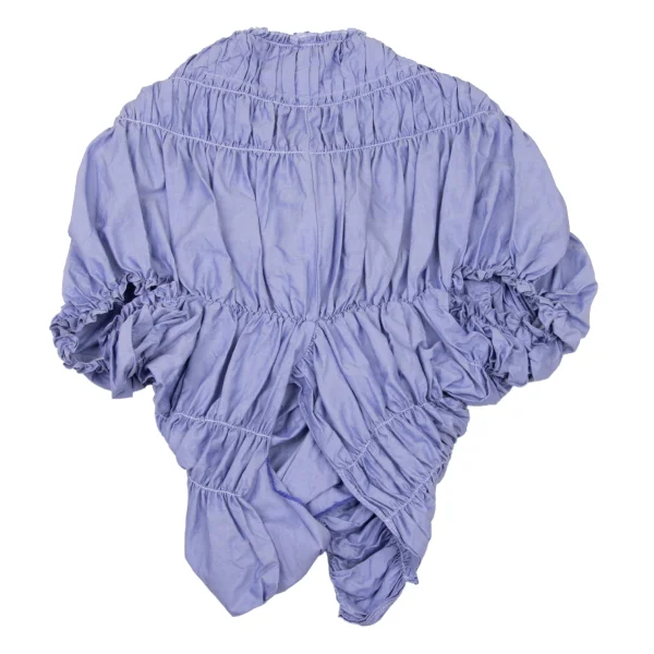 tricot COMME des GARCONS Washed Cotton Shirred Blouse K-175226_013