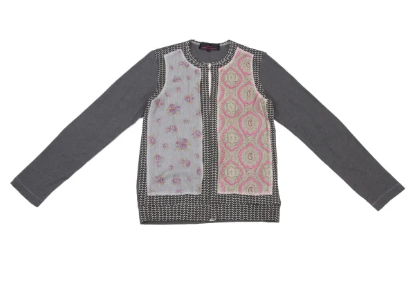 tricot COMME des GARCONS Multi Pattern Paste Cardigan K-175227_002