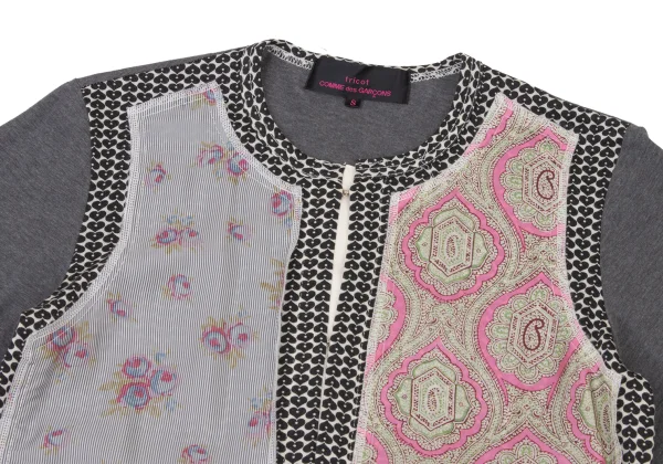 tricot COMME des GARCONS Multi Pattern Paste Cardigan K-175227_003