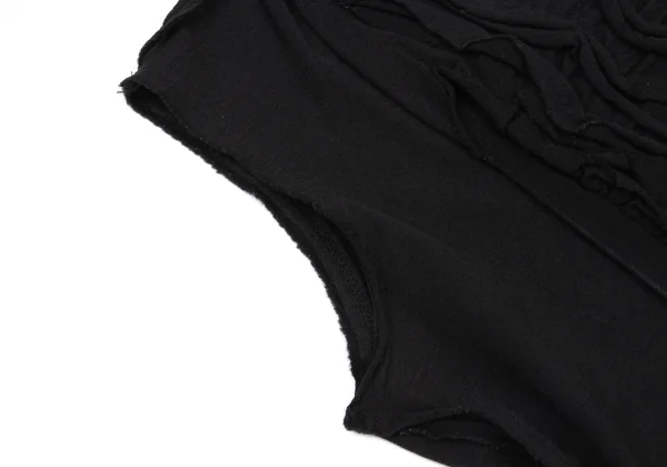 tricot COMME des GARCONS Wool Dyed Frill Sleeveless Top K-175228_007