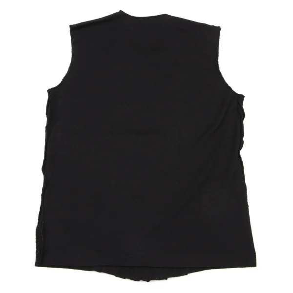 tricot COMME des GARCONS Wool Dyed Frill Sleeveless Top K-175228_014