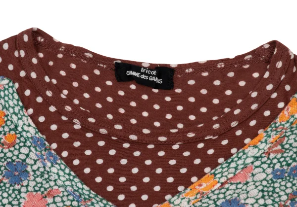 tricot COMME des GARCONS Floral Paste Dot Sleeveless Top K-175229_004