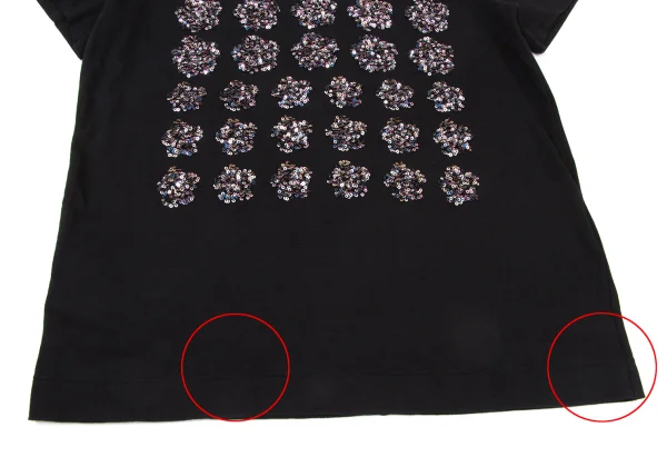 tricot COMME des GARCONS Sequin Floral T-shirt K-175230_005
